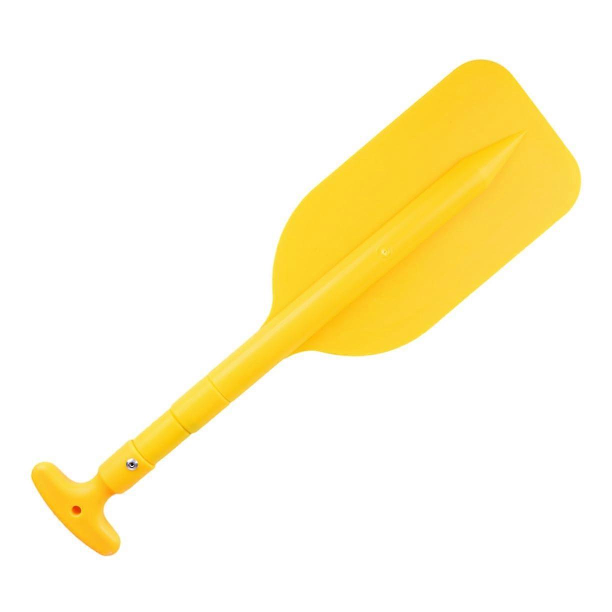 Telescopic Kayak Paddle, Lightweight Aluminium Alloy and Plastic, Portable Yellow Kayak Rudder for Rafting and Water Sports