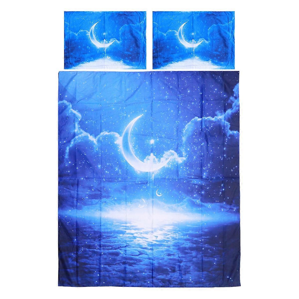 Cotton Bedding Sets Dust Mite Prevention Bed Cover 200 x 230 Cm 3 Pcs