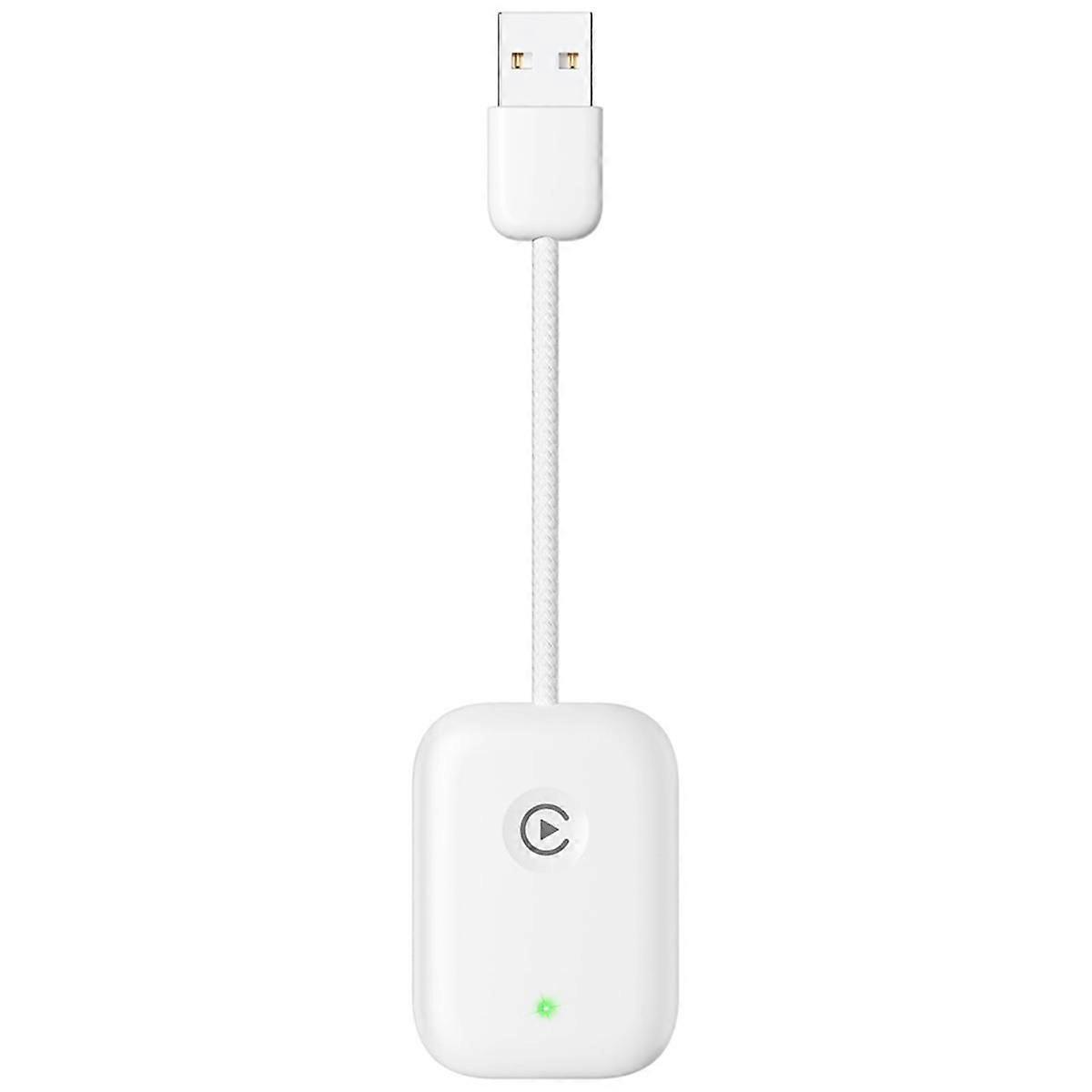 Wireless CarPlay Adapter Upgrade Wired CarPlay to Wireless, Dongle Designed for CarPlay and Android Auto