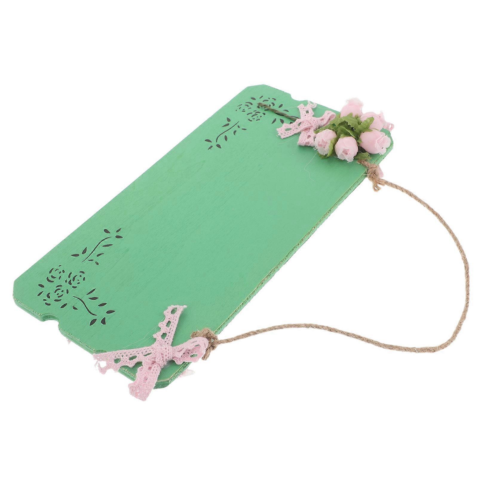 Blank Wooden Hanging Boards Dual Sided Wooden Sign Business Use .60X11.80X3.00CM Diy Messages 1Set