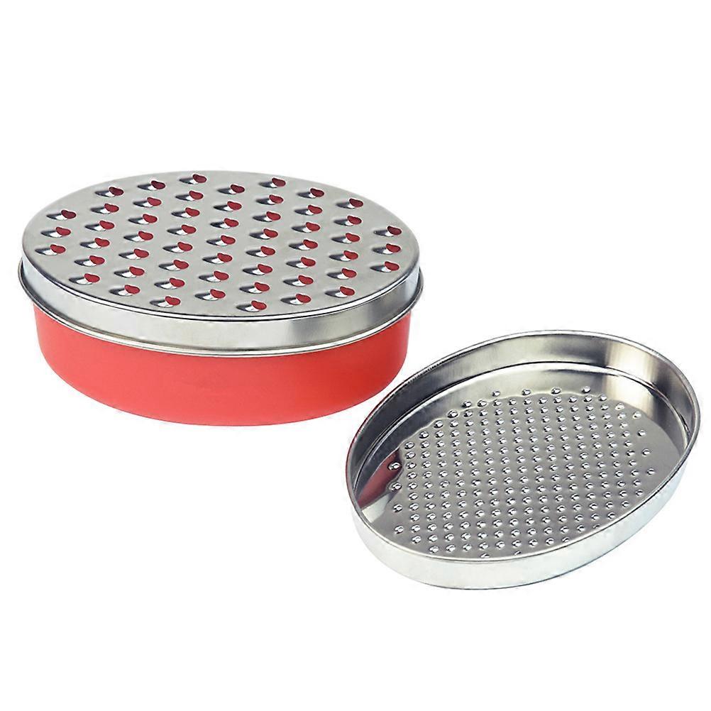 Cheese Multifunctional Stainless Steel Fruits Vegetables Zester with Storage Container Tool 1Set
