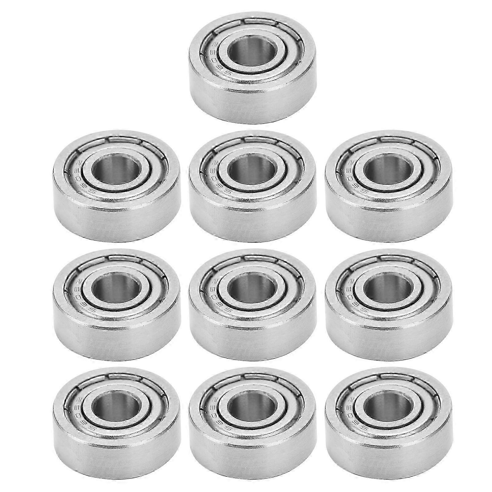 10Pcs Miniature Bearings High Speed Rolling Stainless Steel Mechanical Parts Replacement S605Z