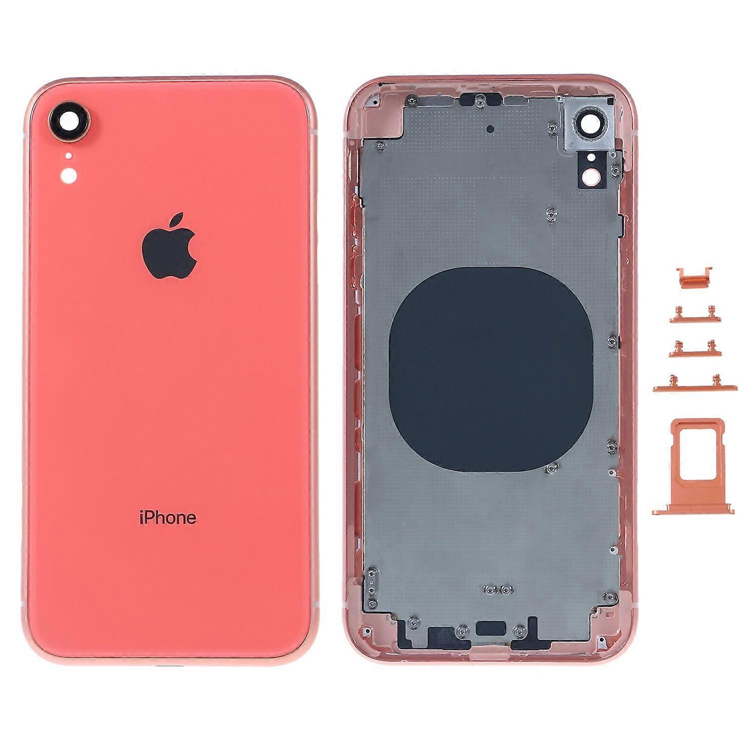 Do iPhone'a XR Tylna osłona obudowy baterii Wymiana środkowej ramy ramki bocznej, wersja UE (wi