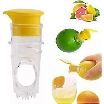 Mini presse-citron, modèle 2025, avec couvercle à vis.