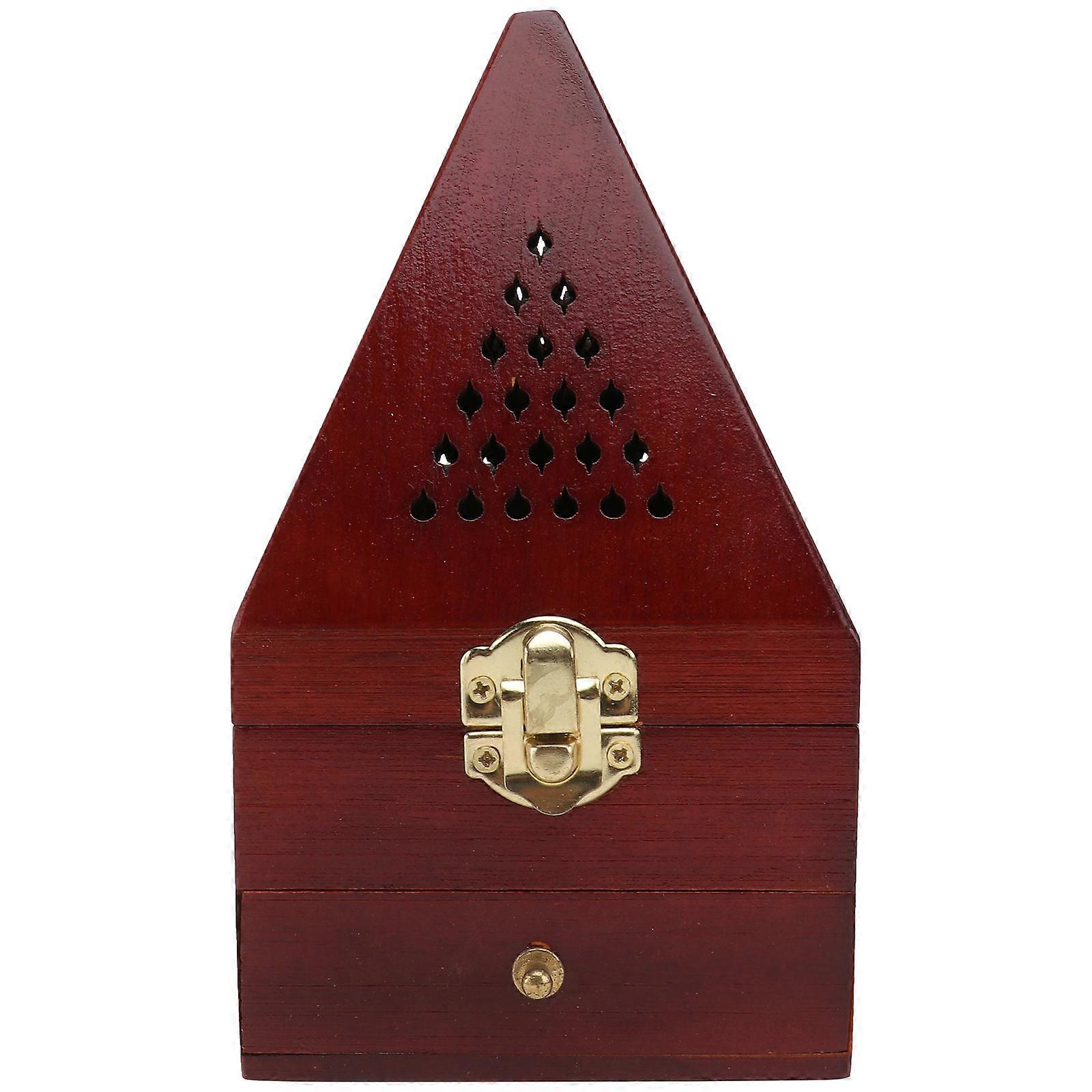 Red Aromatherapy Box in Middle Eastern Style for Home Decoration Synthetic Material Smooth Edges 1pc