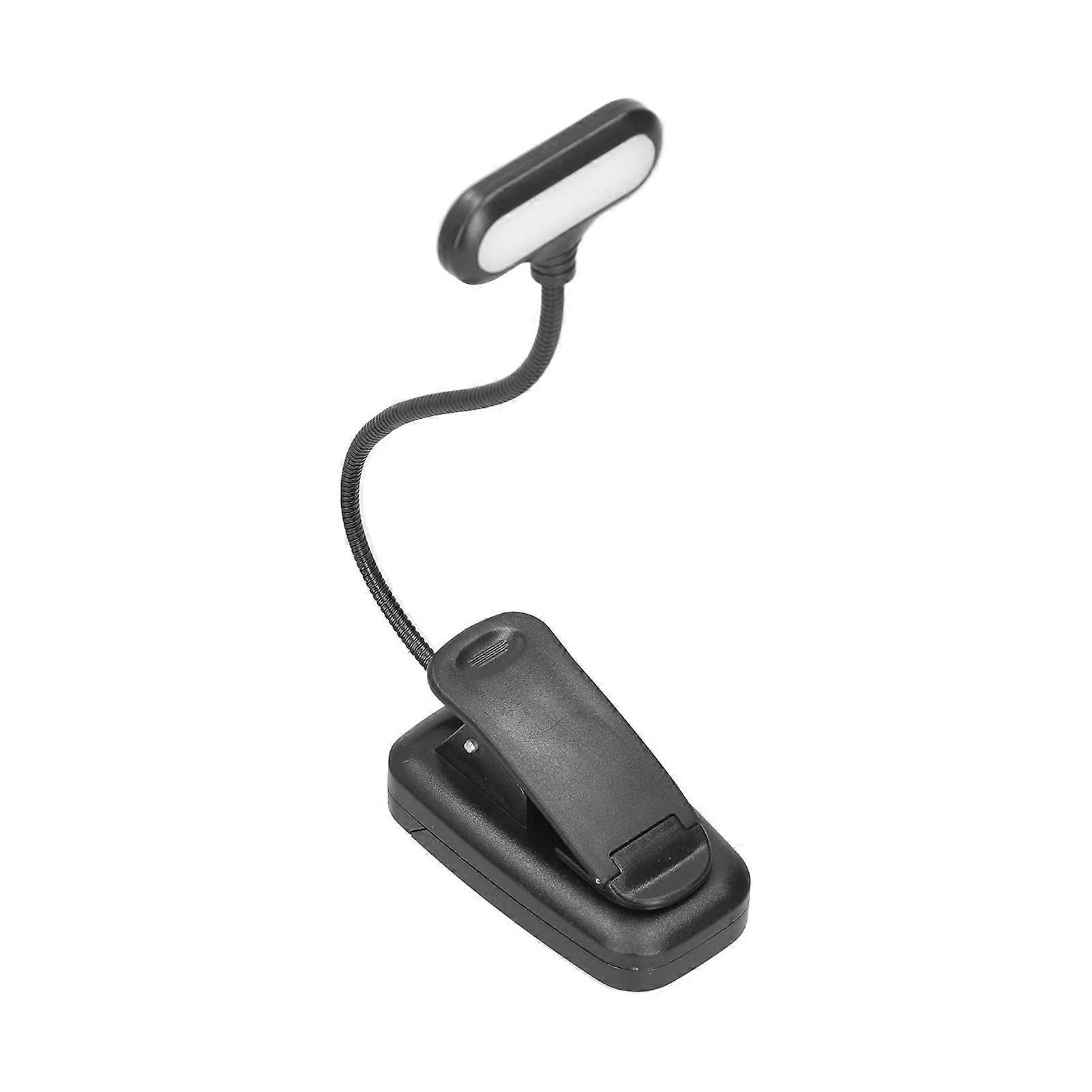 LED Clip Lamp for Nightstand Reading, Portable Eyepiece Lamp for Camping, Learning, Flexible, Dimmable Brightness, USB Operation