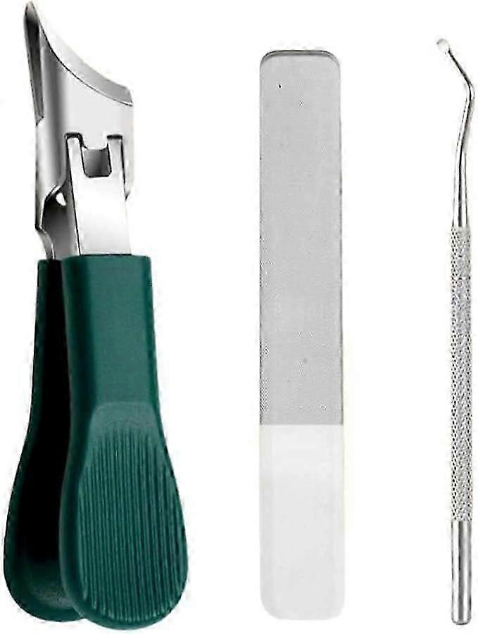 Eagle Beak Nail Clippers,Eagle Beak Beveled Nail Clippers,Wide Opening Heavy Duty Toe Nail Clipper,Ergonomic Ultra Sharp Nails File Cutter,Staineless