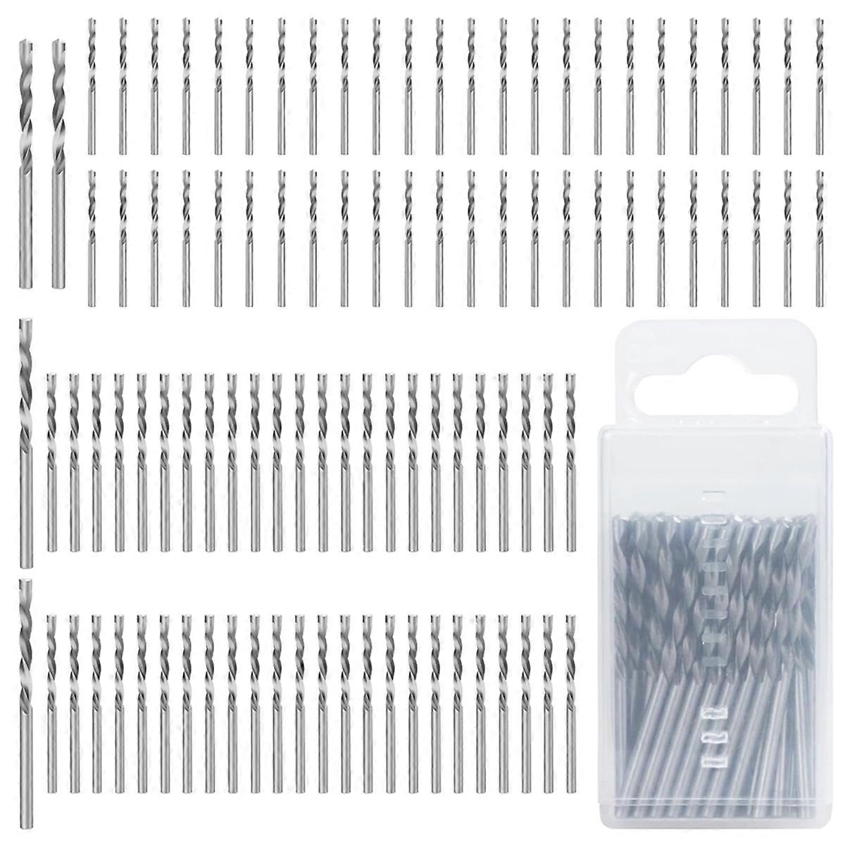 100pcs Drill Bits Set, 1/8 Inch Drywall Guide Point Cutting Bit Drywall Tools, Cutting Drywall for Use with Spiral Saw