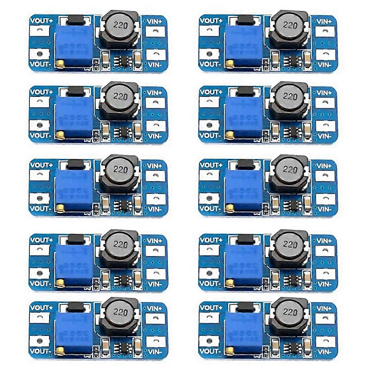 For 10pcs, , Dc-dc Converter, 2-24v To 5v-28v, 2a Output, Micro-usb