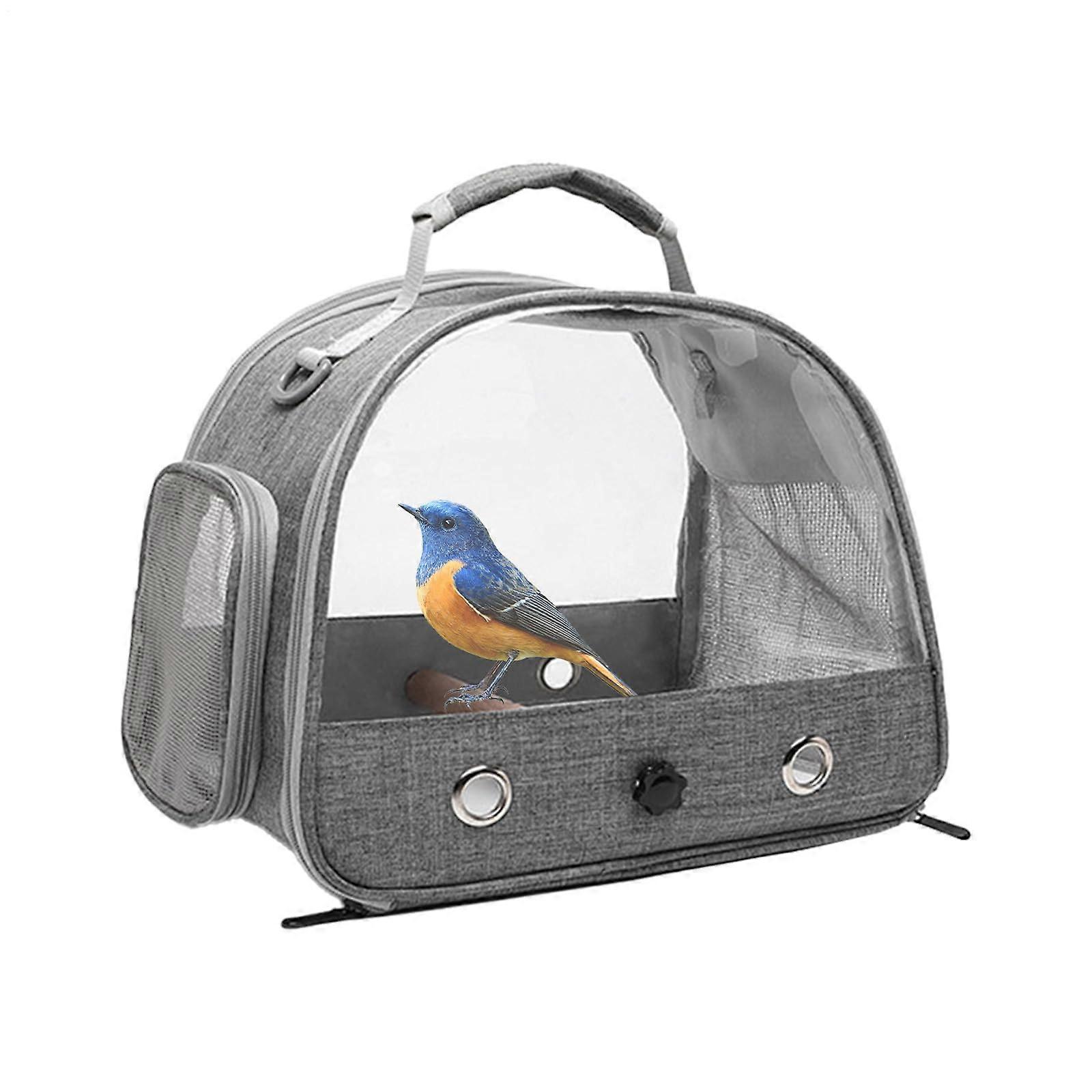 Bird Carrier Bag, Portable Foldable Breathable Bird Cage Bag, Travel Backpack