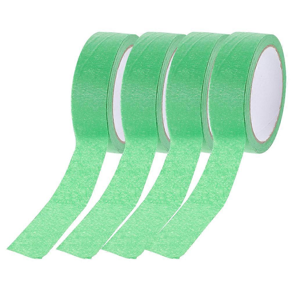 4 Rolls Tear Resistant Masking Tape for Painting, Art, Decorating, Spraying Protection & DIY Crafts – Lightweight, No Residue, Adhesive Paper Tape