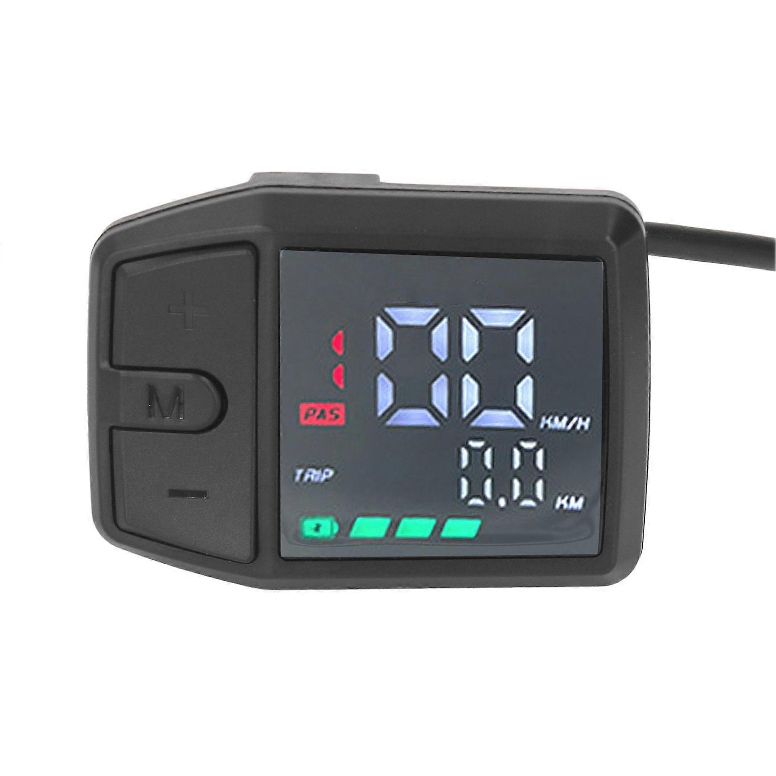 Electric Bike LCD Display Waterproof Multifunctional Color LCD Display Control Panel for BAFANG BBS01 BBS02 BBSHD Mid Drive Motor YMQX)