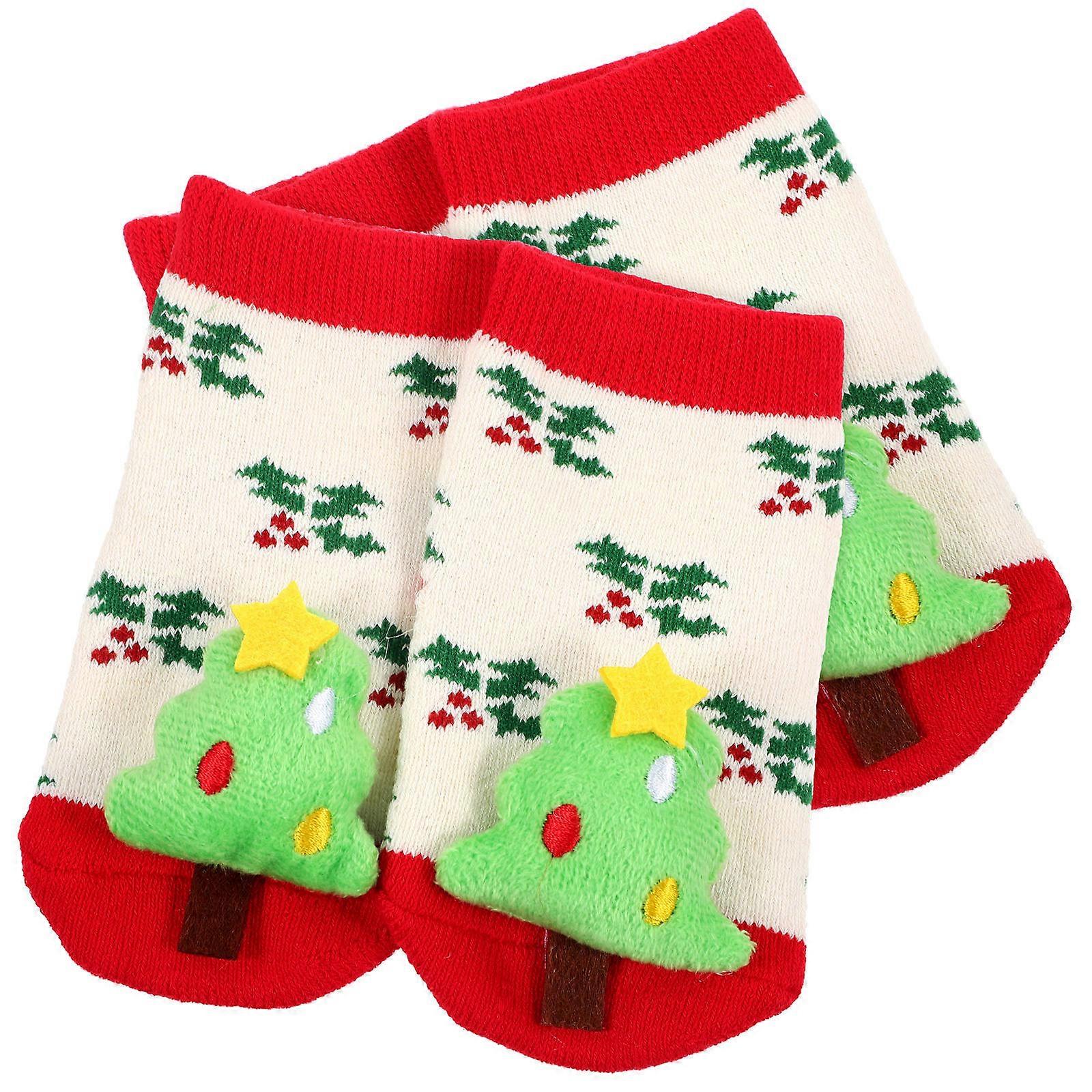 It looks like you're referring to a product listing for **Christmas themed floor socks**. Here's a more polished and detailed version of the