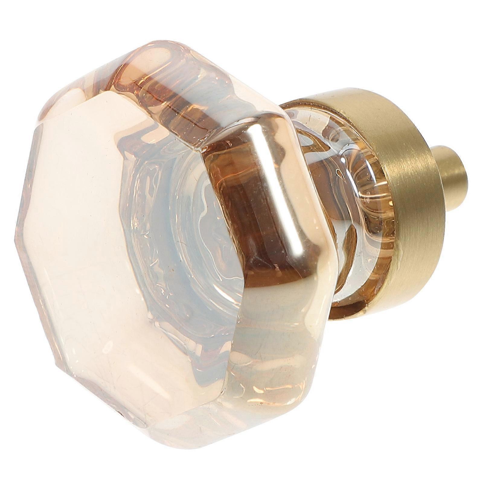 Drawer Pull Handle Kitchen Cabinet Crystal Furniture Enhancement Multi Color 4X3.5CM 1 Piece