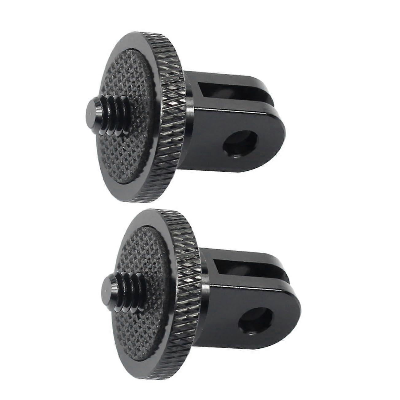 2 pieces adapter for camera tripods, mount for action cameras, standard cameras, robust, vibrationreducing, compatible with common threads.
