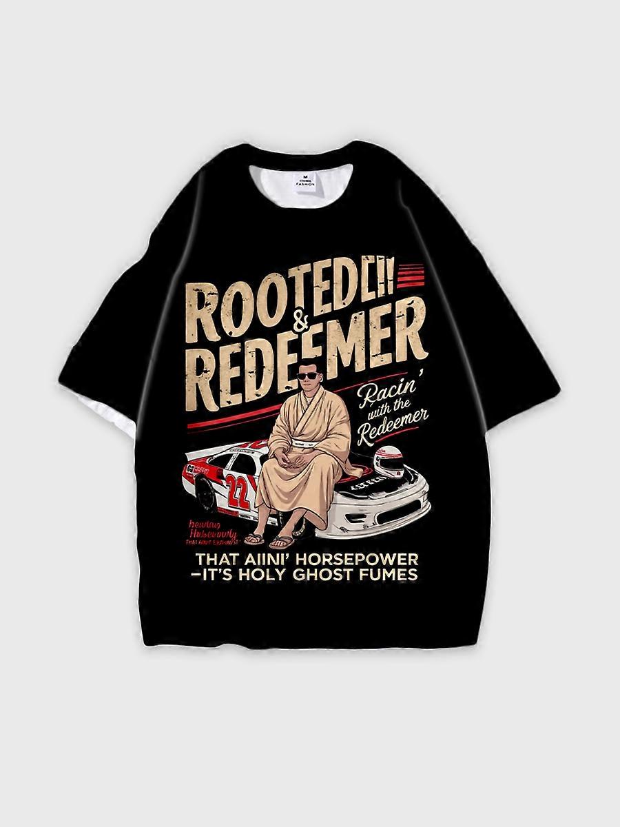 T-shirt round neck Pattern loose short sleeve JW2295