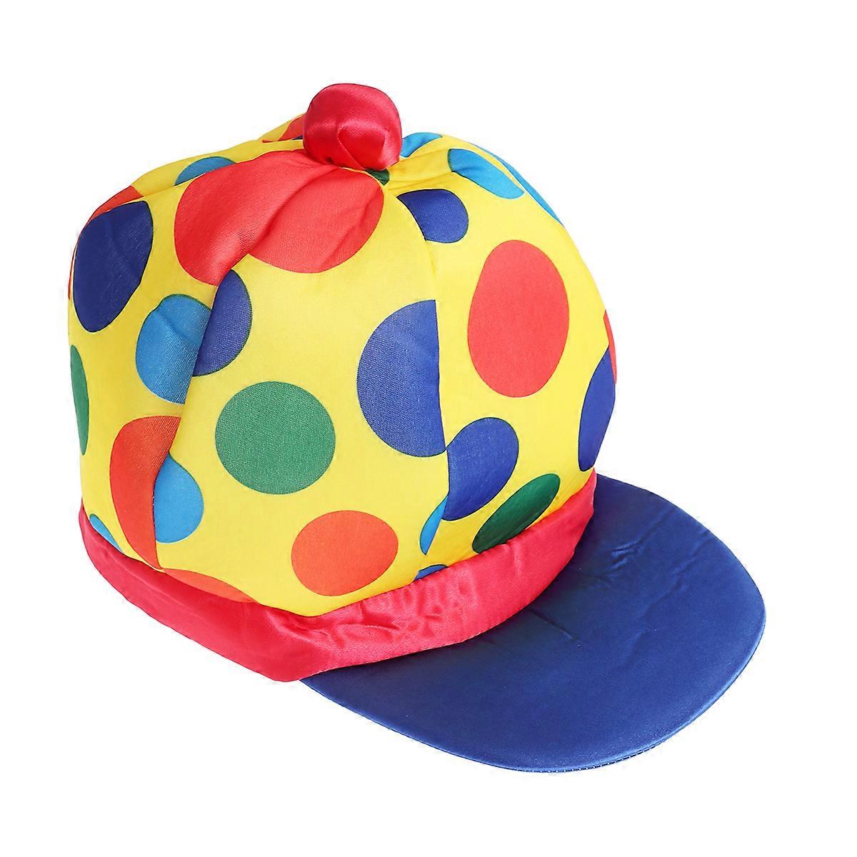 Ergonomic Design Clown Props for Halloween Costume Accessories Multi Color 19cm in Height 1Set