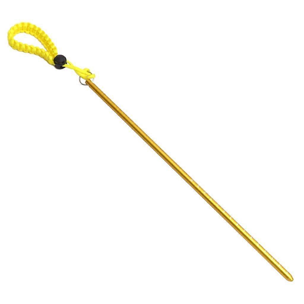 Aluminium Hummer Stick Pointer Underwater Noise Maker Stick Rod med snodd
