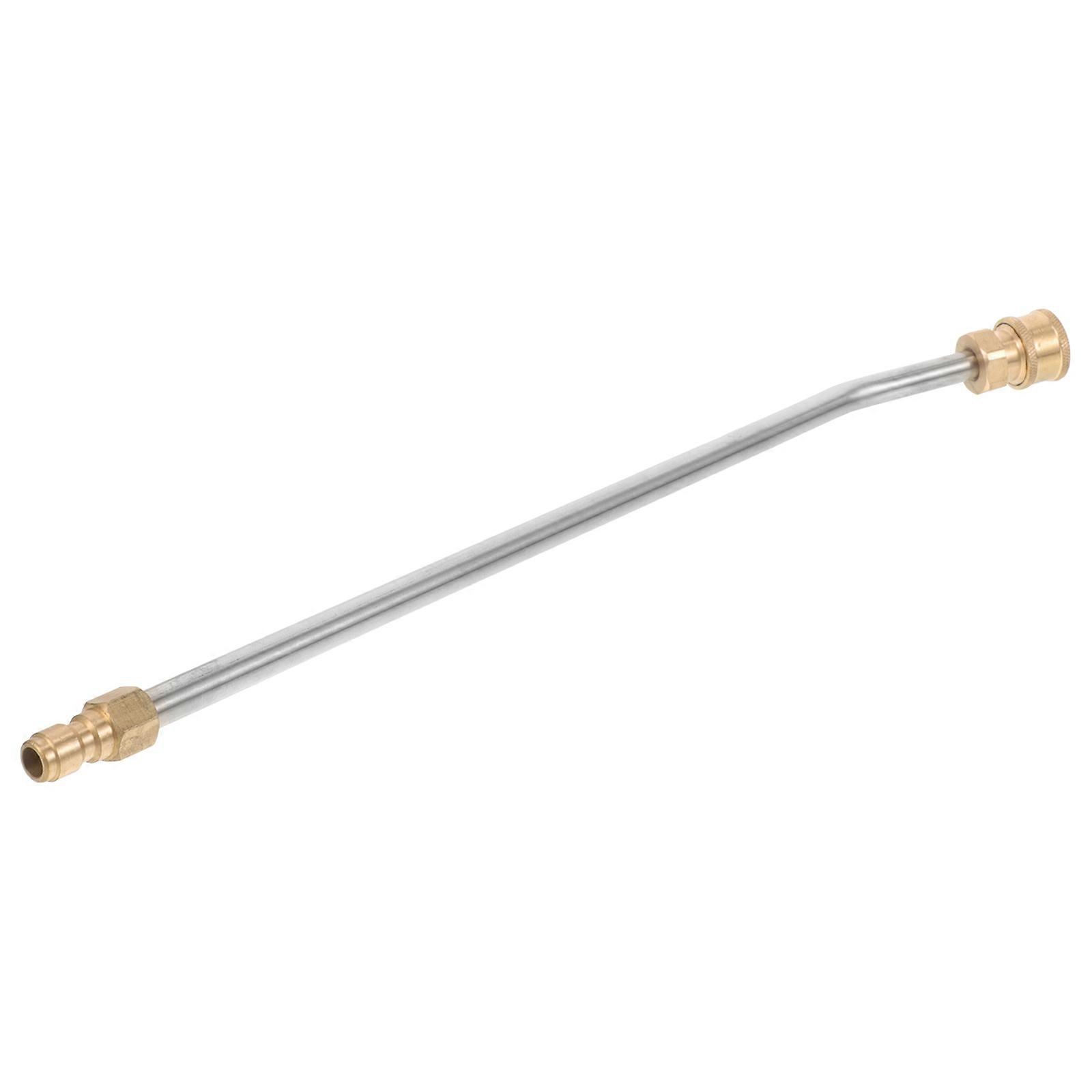 Curved Stainless Steel Pressure Washer Extension Wand with Quick Connect for Car, Home Cleaning & Hard to Reach Areas – Durable Power Washer Spray