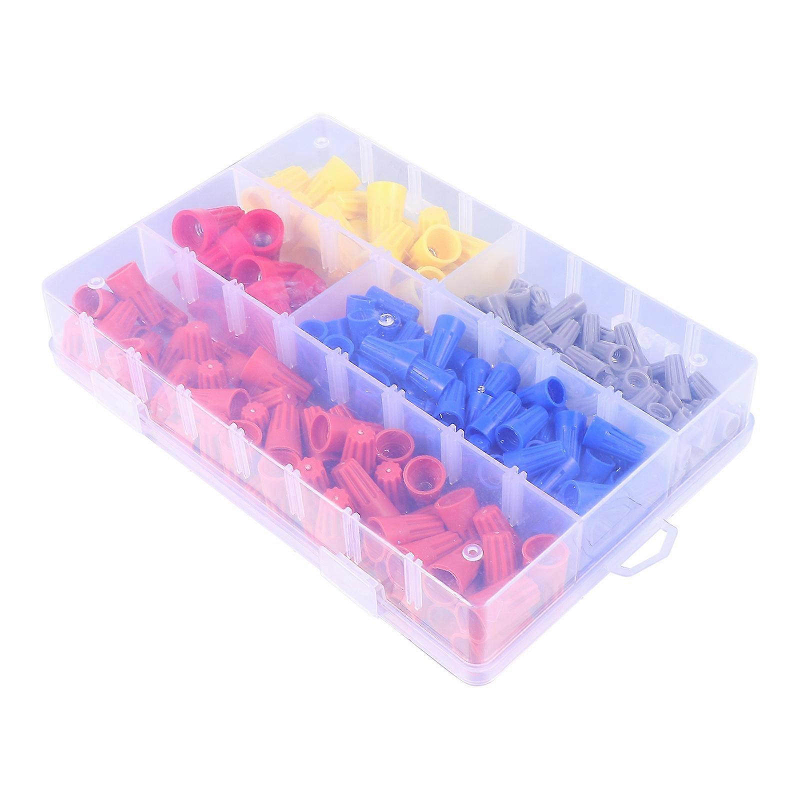 Wire Terminals Screw Terminal Connector for Home Wiring Equipment 240Pcs Flame Retardant PVC
