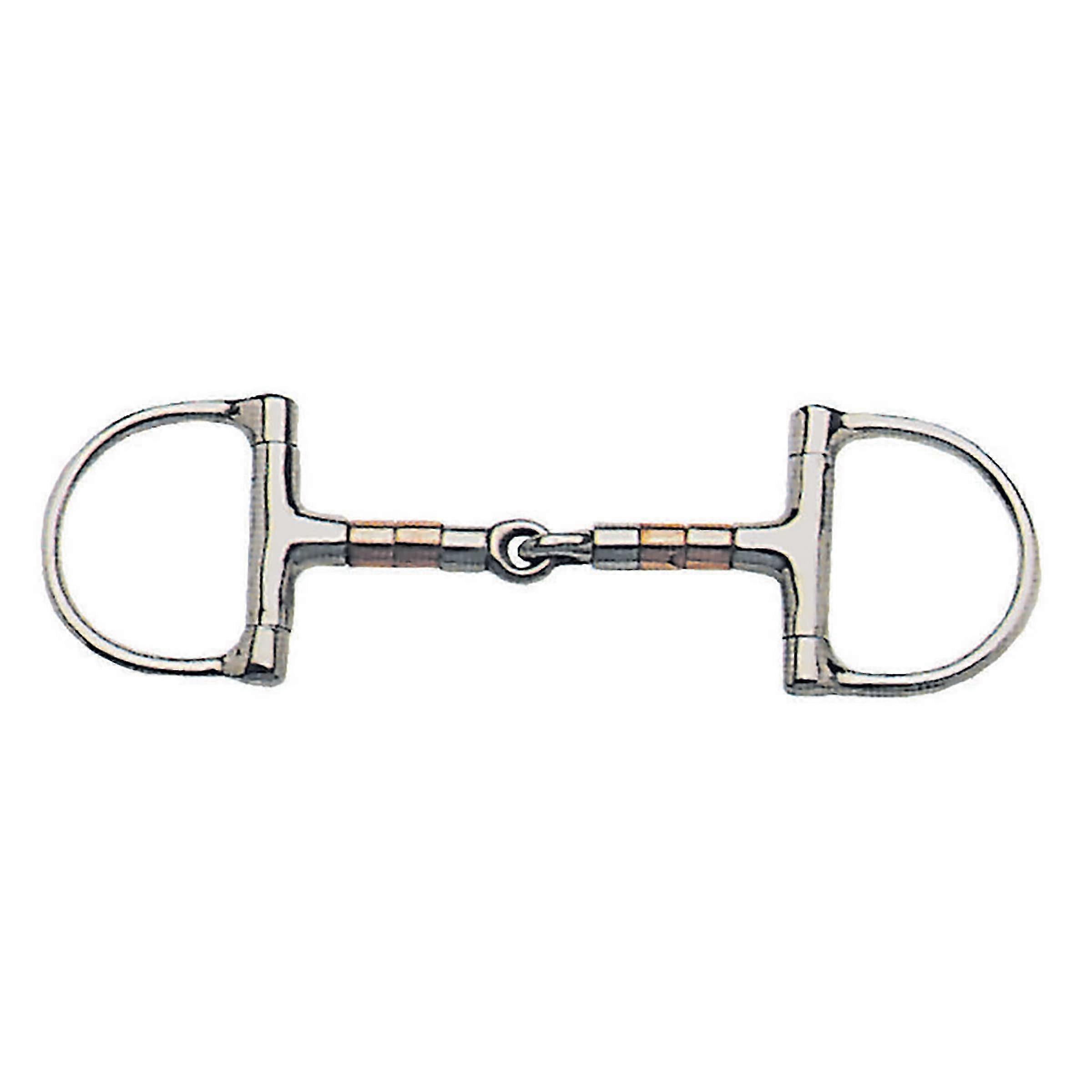 Ανοξείδωτο ατσάλι Dee Ring Snaffle Bit για διάφορες μάρκες, 5.25'