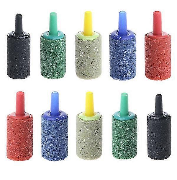 10-pack Air Stone Bubble Cylinder Aerator Air Pump Accessories Oxygen Diffuser