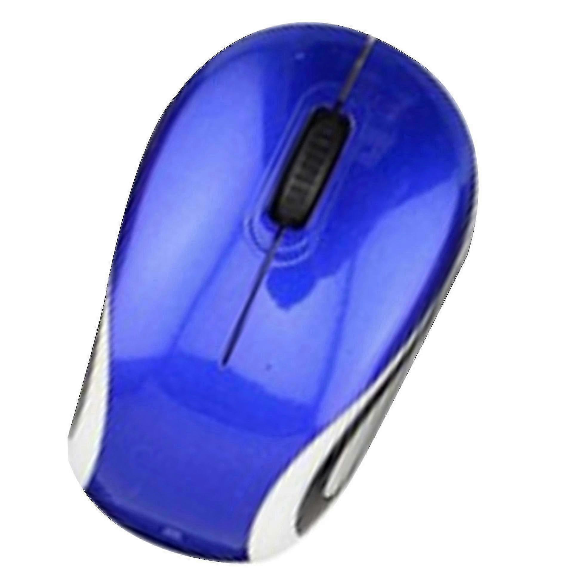 Compact Wireless Travel Mouse with USB Receiver for PC and Laptop