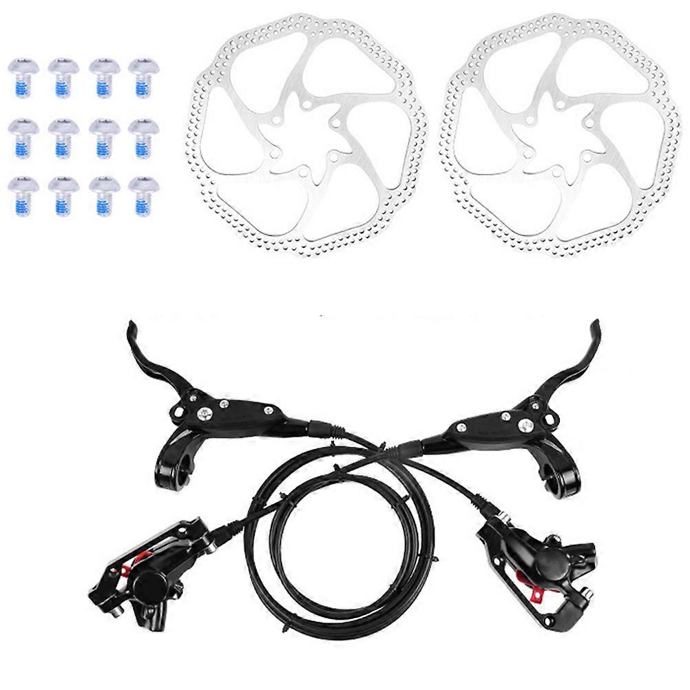 Bike Brake Set for Mountain Bike Use Made of Aluminum Alloy with High Braking Sensitivity 1 Set