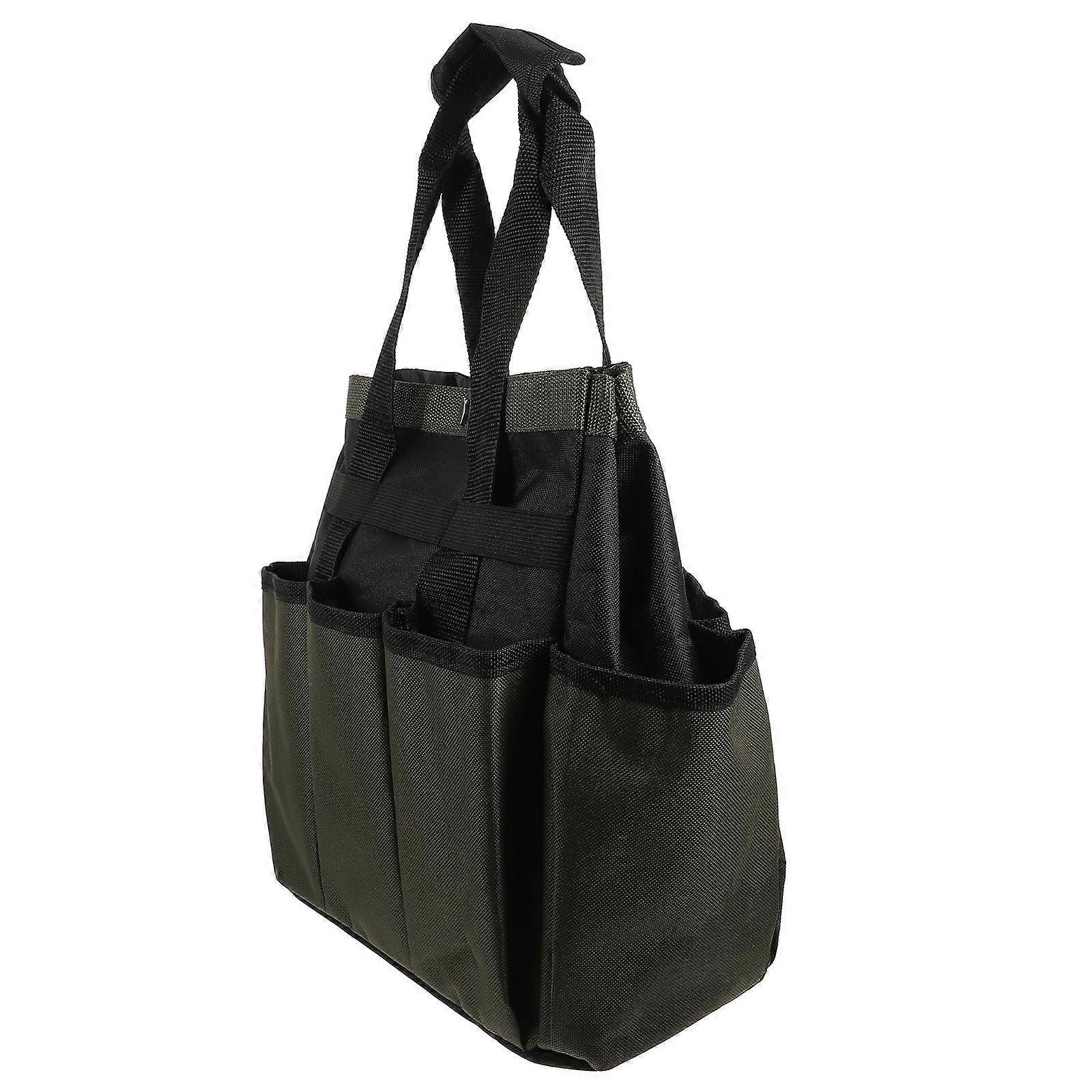 Lawn Tool Bag Square Shape Gardening Accessory Storage 31x31x16cm Oxford Cloth 1Pcs