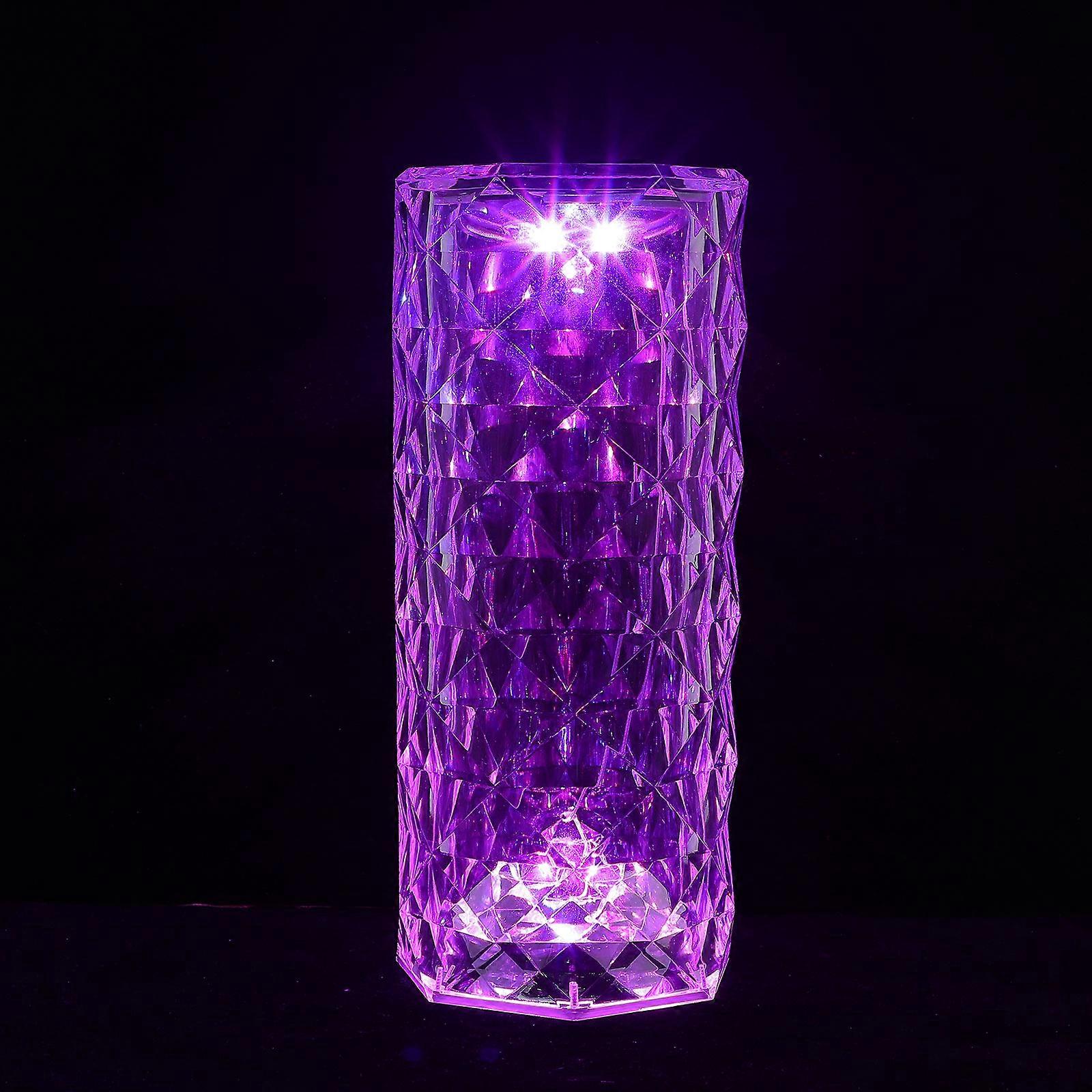 Masteelf Fashionable Decorative Table Light Simple Dorm Lamp Crystal Design for Home Use