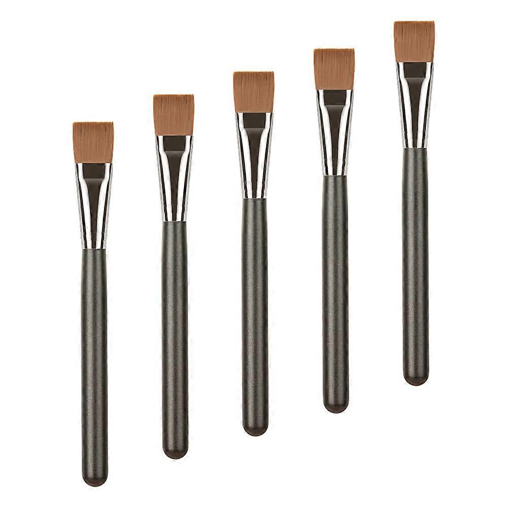 Facial Makeup Brushes Applicator Brush Even Coat Application Home Use Color 5Pcs