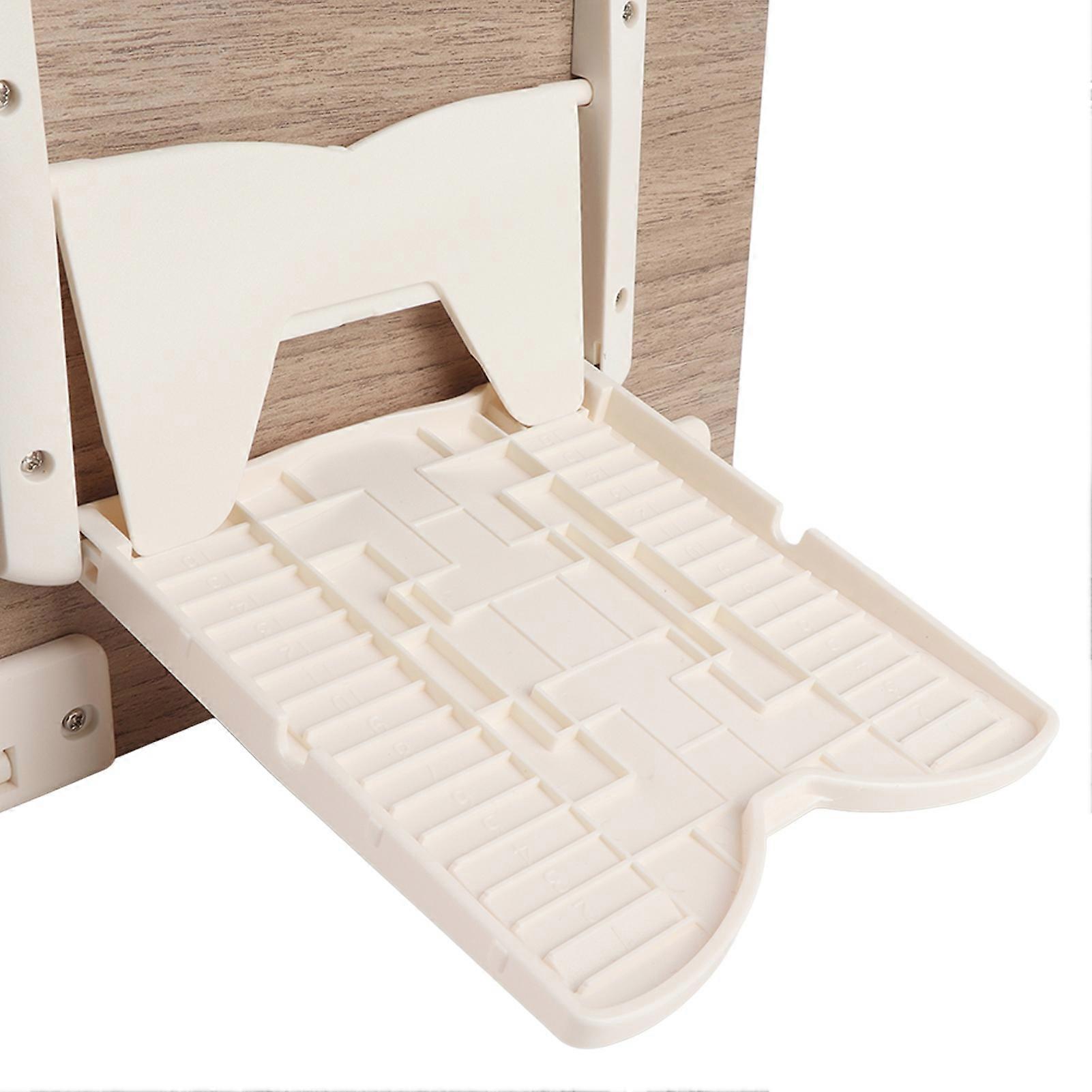 Wood Book Stand Portable Adjustable Desk Reading Textbook Recipe Display Holder with Paper Clips