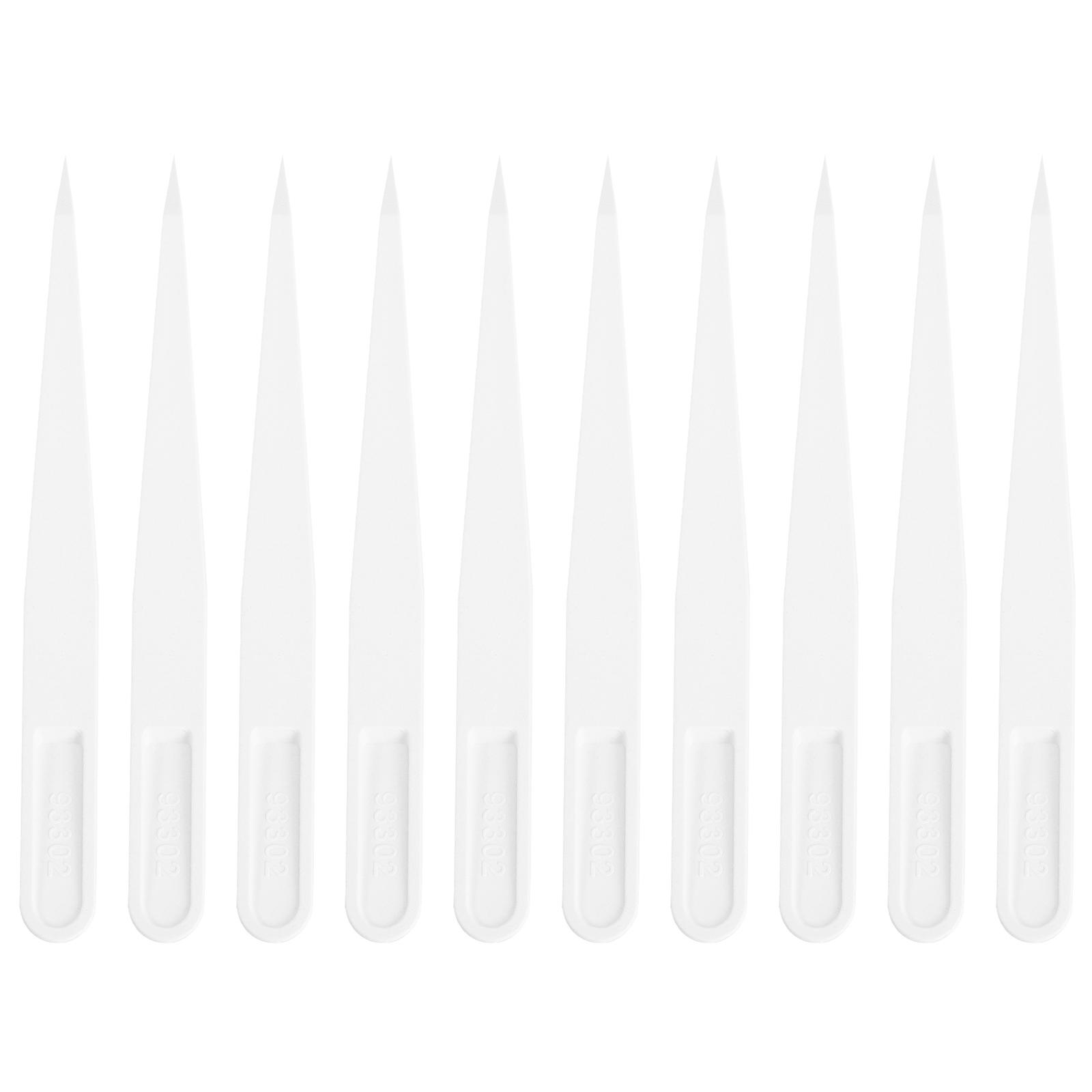 Tweezers High Precision Tweezers for Use 10Pcs White