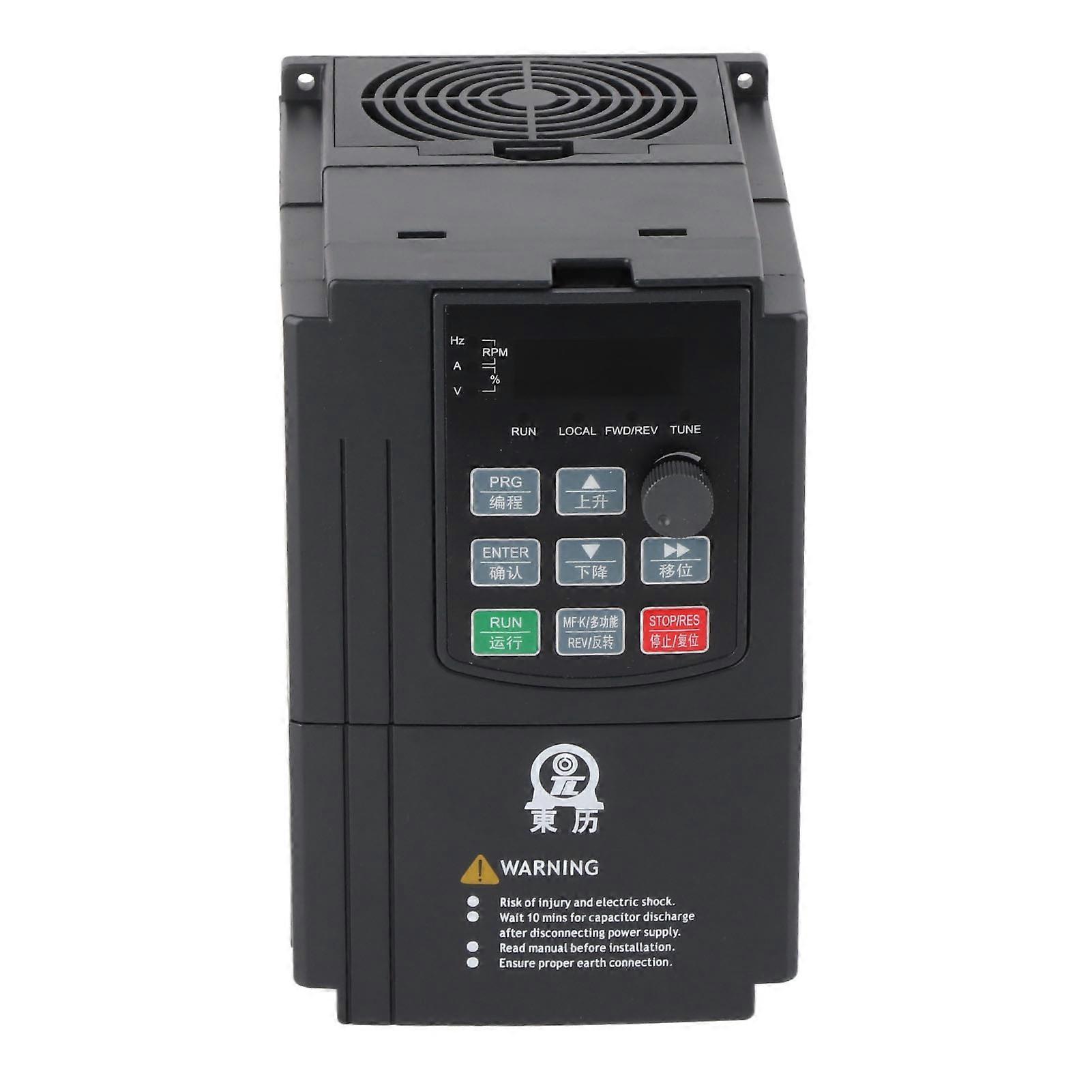 Variable Frequency Drive VFD Inverter Controller 3 Phase 380v Input Output for Motor 5.5KW 7.5HP 13A 8.9KVA