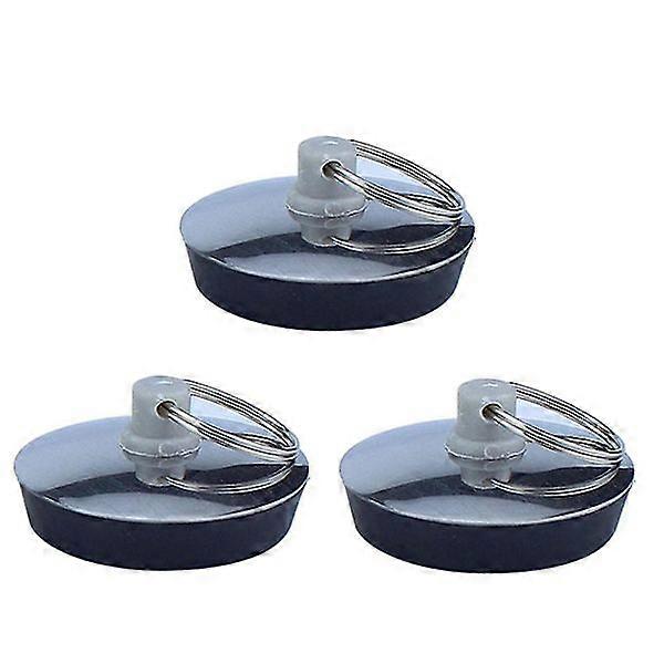 3-Piece Sink Drain Stopper Wide Application and Easy to Clean