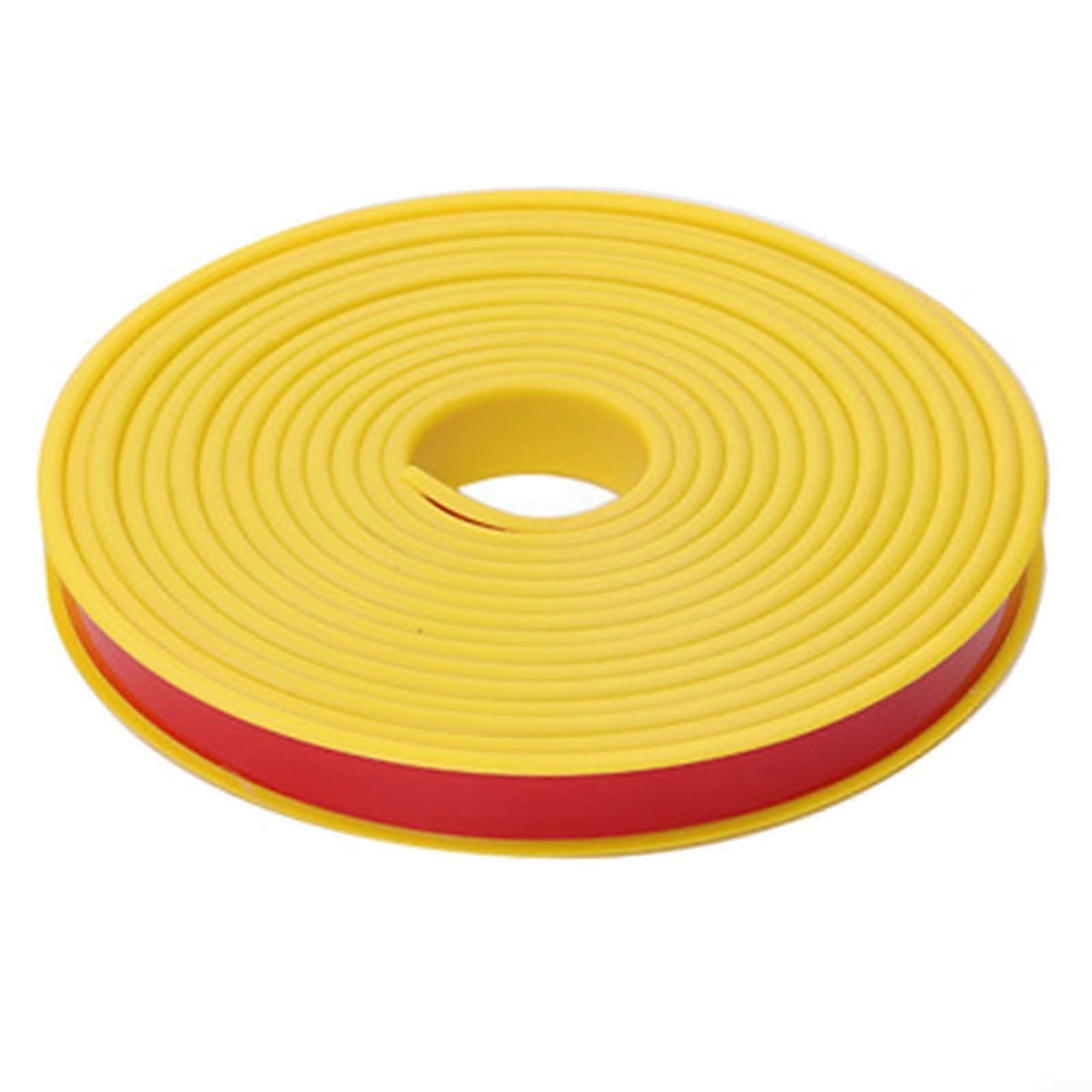 Flexible TPE Furniture Edge Protector, U-Shaped Design for Home Safety, Yellow, Durable and Easy to Install
