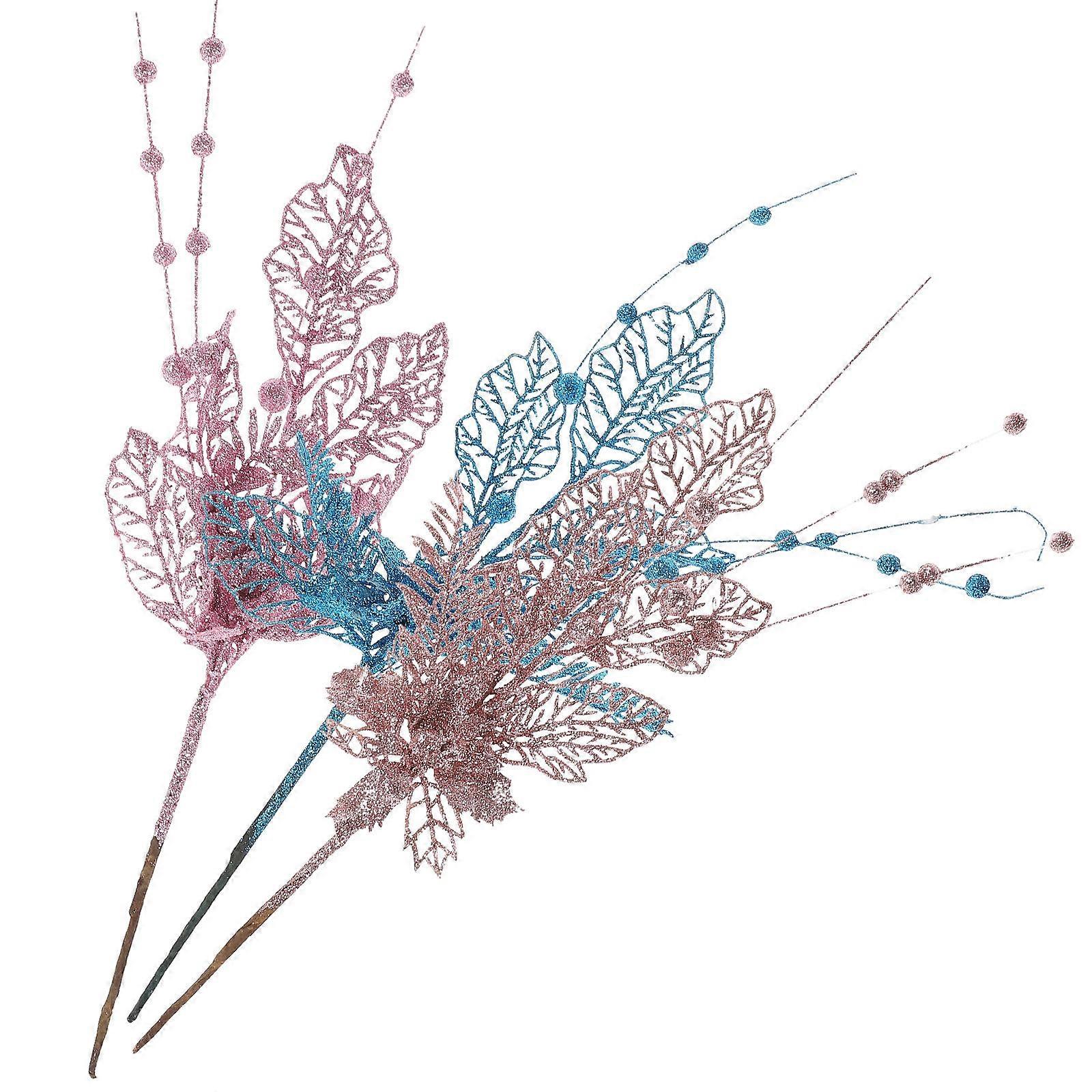 Artificial Plant Decoration Branch Shape Style 3Set