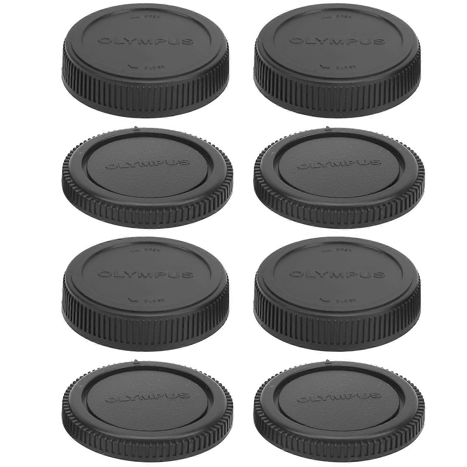 Camera Body Front Cap Rear Lens Cover Protector Kit for Olympus OM Mount Mirrorless Camera