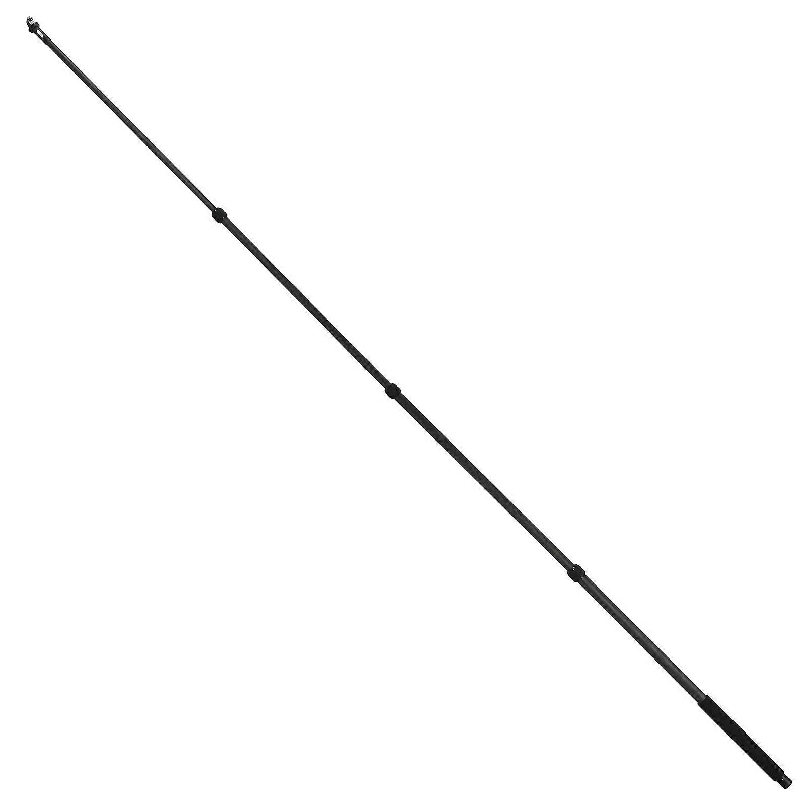 2,6 m kolfiber selfiepinne utdragbar mikrofonpinne för GoPro 9 / DJI actionkamera