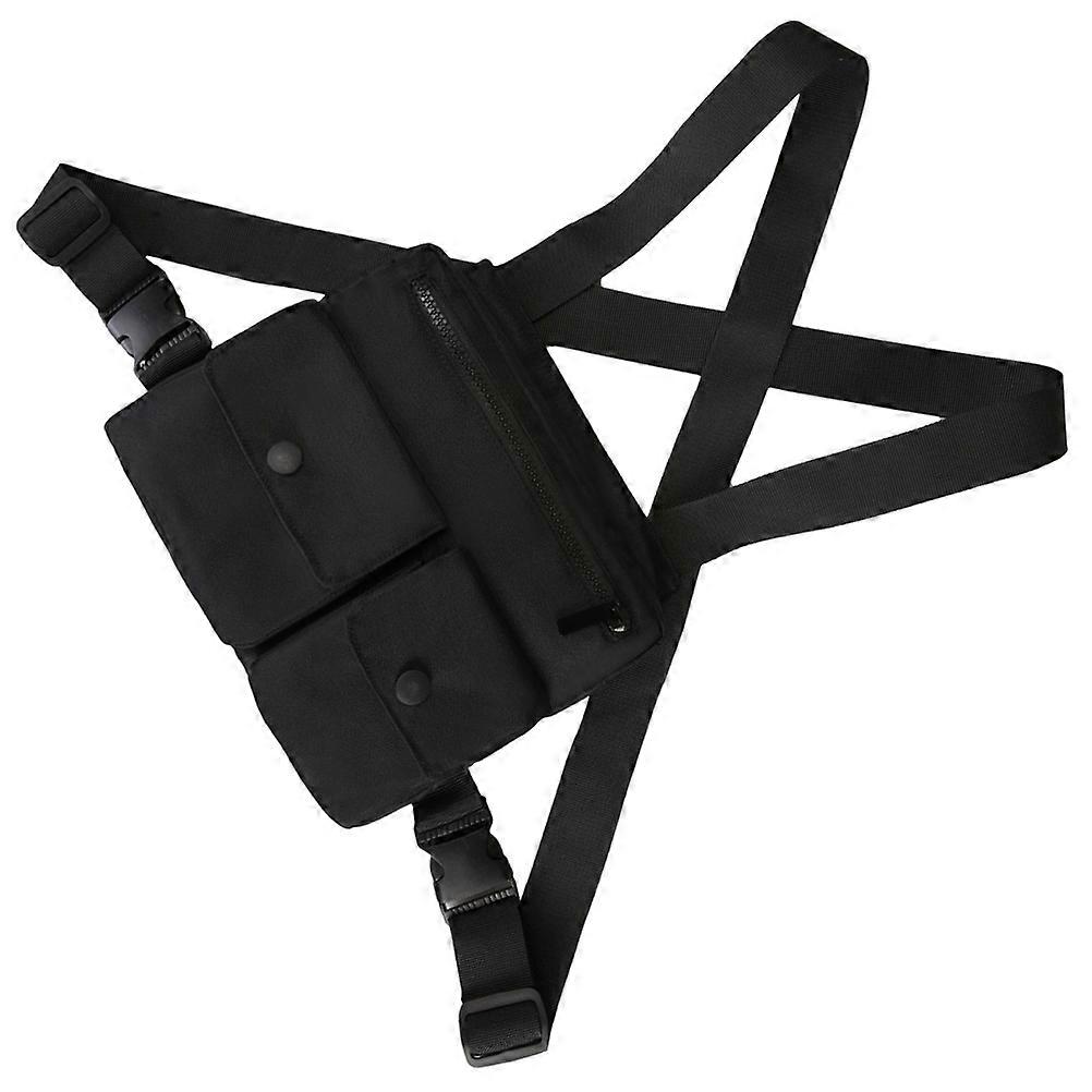 It looks like you've provided a product title or description for a **fashionable chest bag vest for men**. If you're looking to turn this into a more