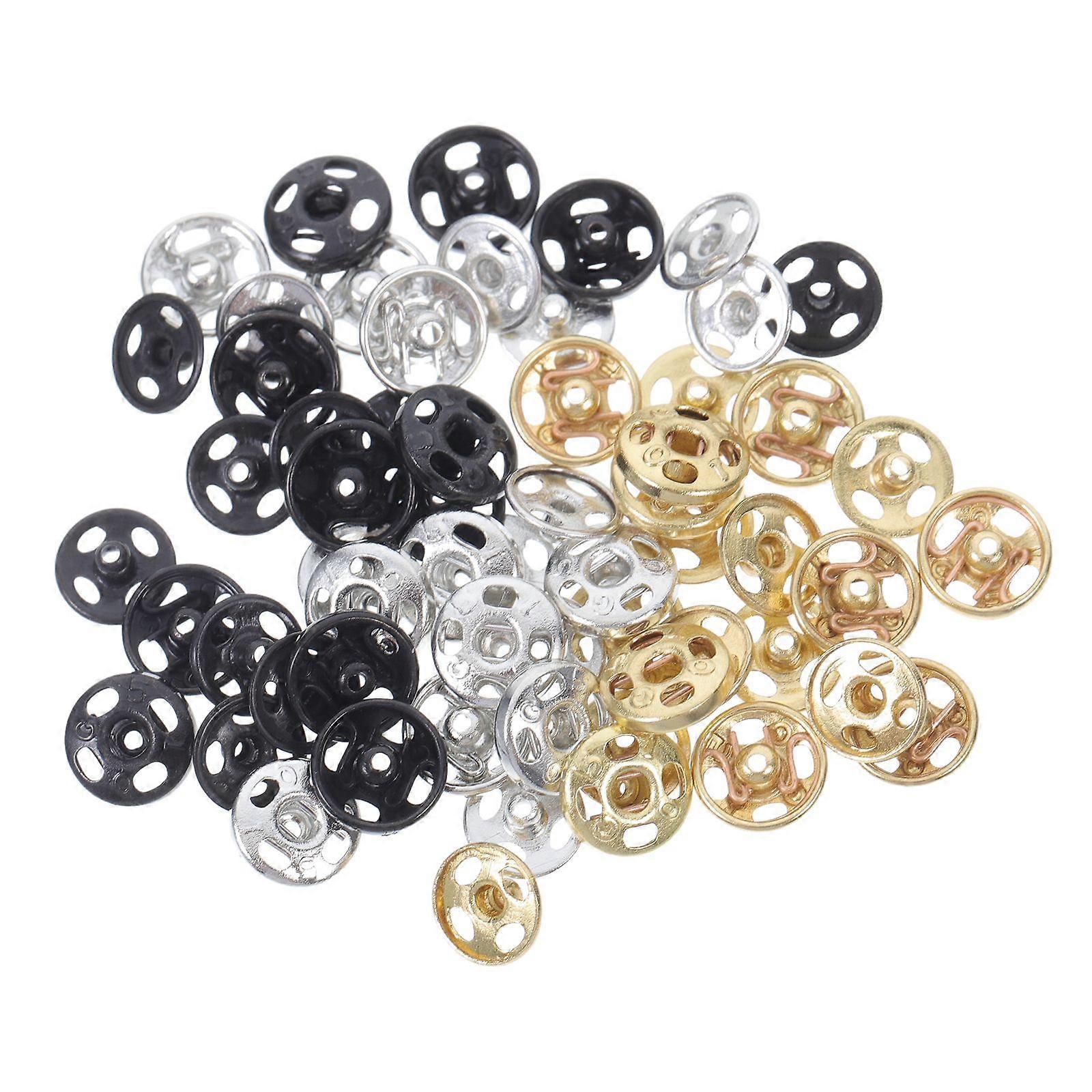 30pcs Mini Buttons Decorative Round Tiny Buttons Double Holes Buttons for Doll Clothing DIY