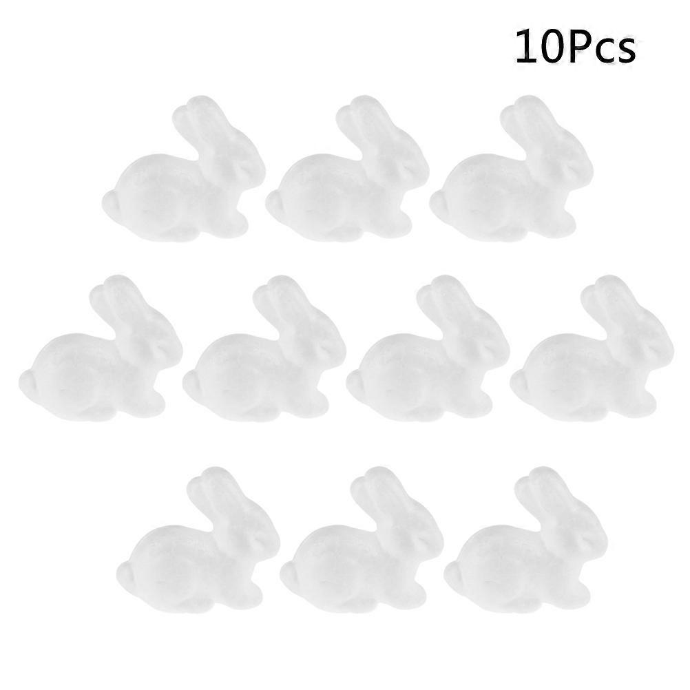 10pcs Rabbit Shaped Toy for Crafting and Modeling Projects
