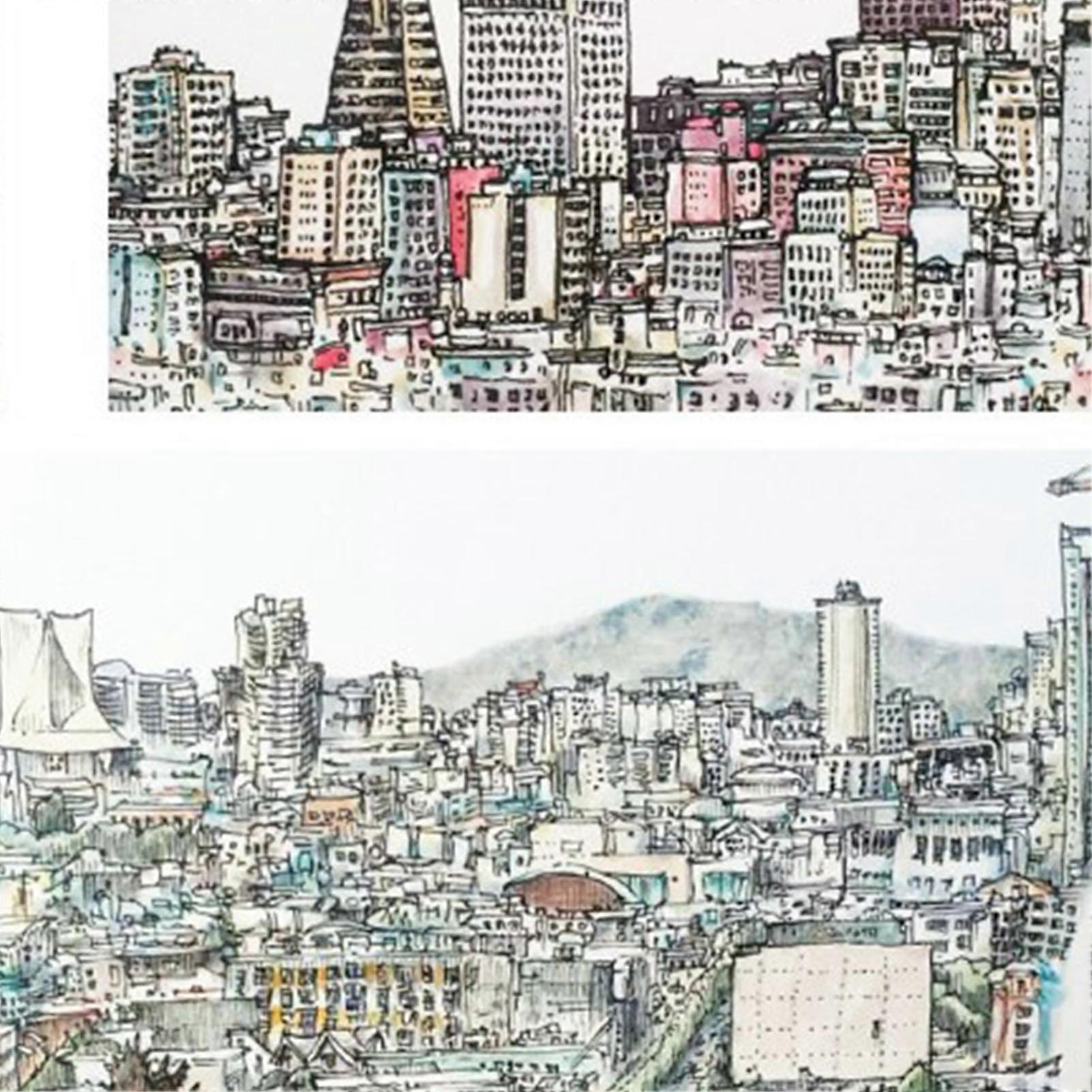 6pcs Fine Tip Pens Glossy Writing 13.5cm Length Waterproof Line Drawing Pen for Art Projects 