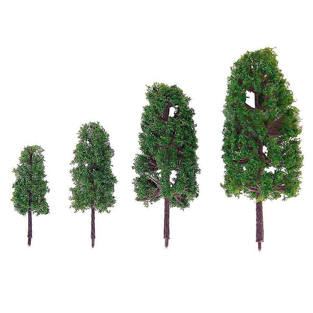 Miniature Trees For Model Scenery House Desk Living Room Decorations 1:100-1:300 Scale 20Pcs
