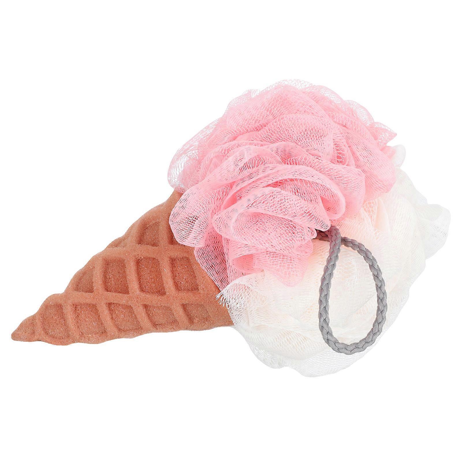 Assorted Color Shower Flower with Premium PE Material for Bathing Body Cleaner with Lanyard Design 1 Pc