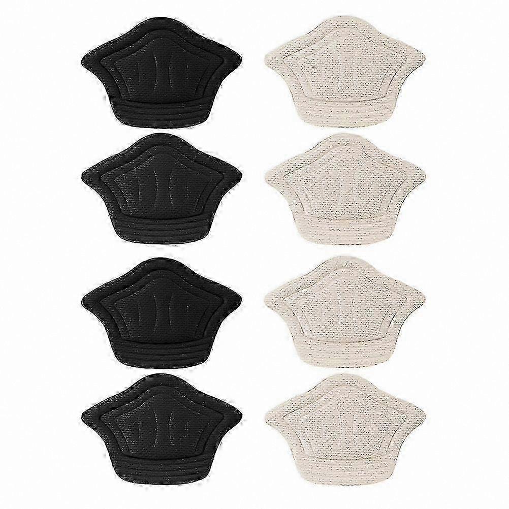 Unisex Sneaker Heel Pads - 4 Pairs Anti-Slip Cushioned Insoles for Enhanced Comfort and Support