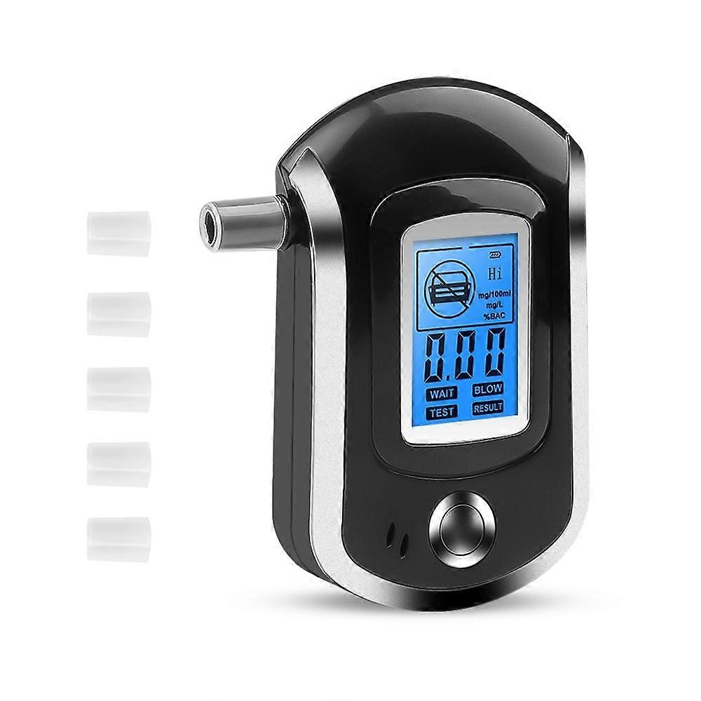 Mini Digital LCD Screen Alcohol Tester Alcohol Detection Device Breathalyzer For Traffic Police Equipment For Cats HG