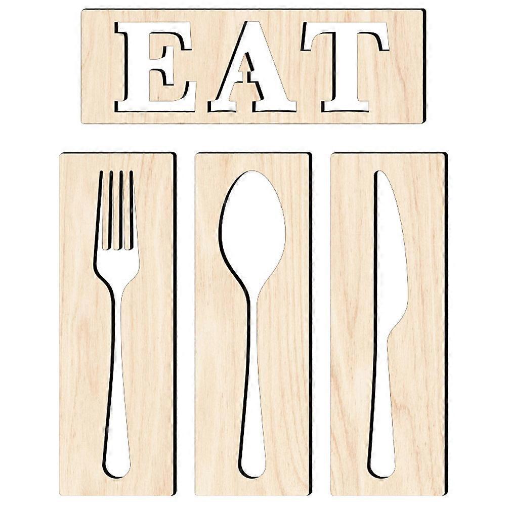 It seems like you're referring to a product description for a **"Farmhouse Style Wooden Eat Sign"** made from **basswood**, intended as **kitchen
