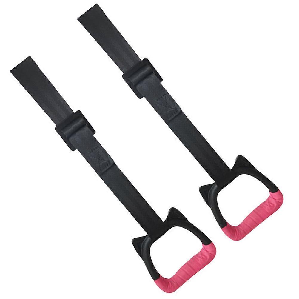 Heavy Duty Crib Hanging Pull Rings for Standing Walking Training Safe Comfortable Grip Portable Rope for Indoor Exercise Growth Assistance