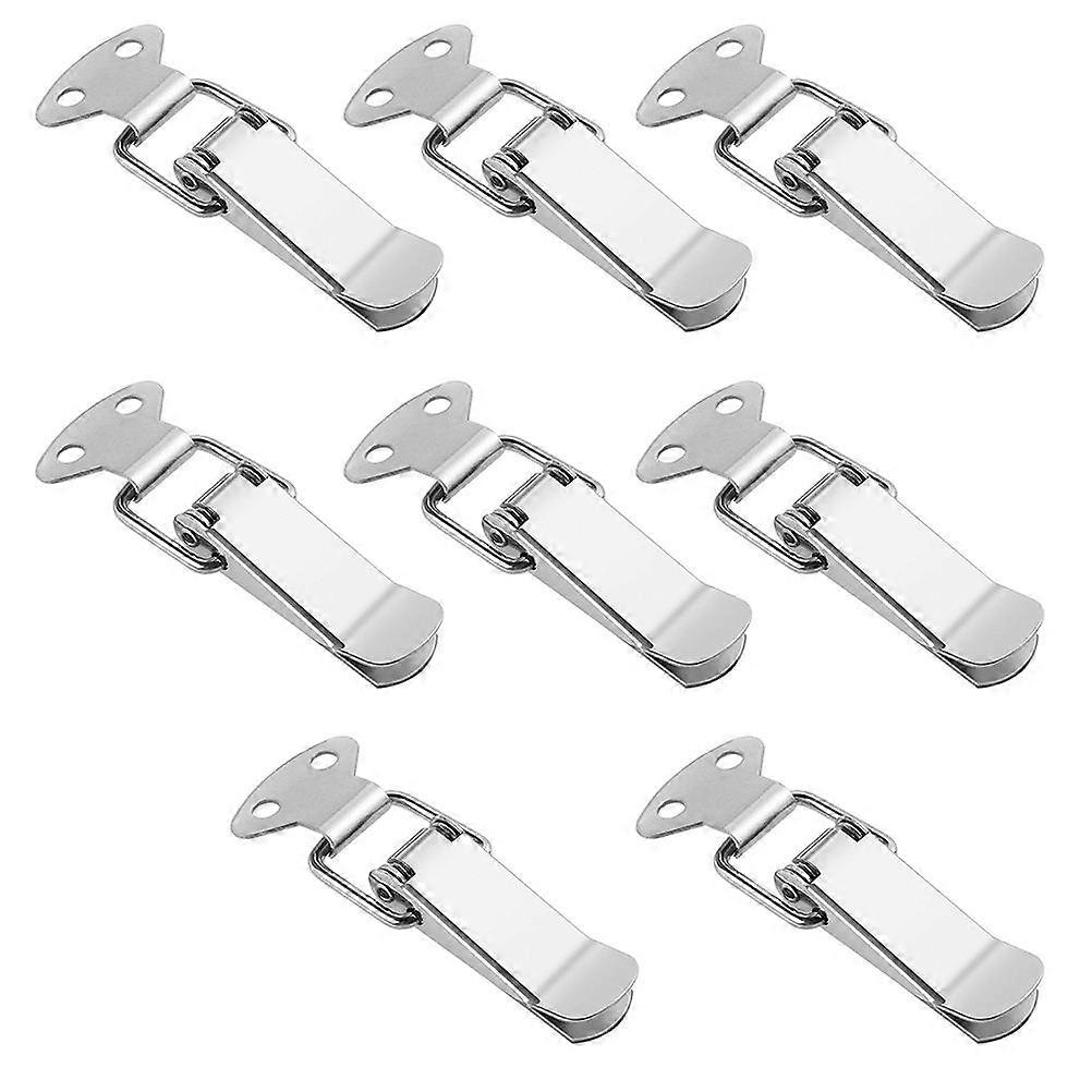 Clasp For Box 8Pcs Stainless Steel Spring Buckle Ideal For Everyday Use Durable Use 1.77X0.90X0.31In